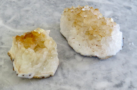 citrine crystal cluster