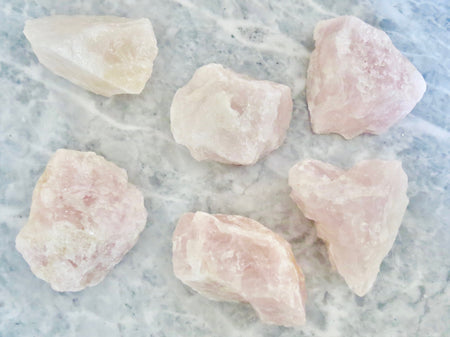 rose quartz cluster