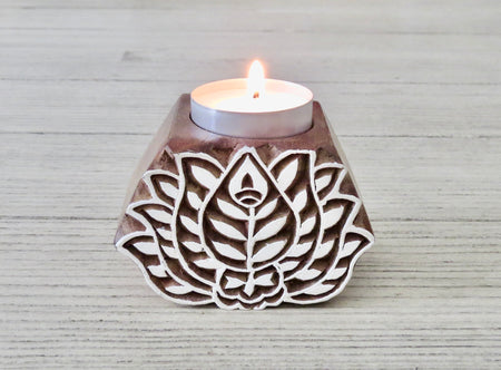 lotus tealight holder