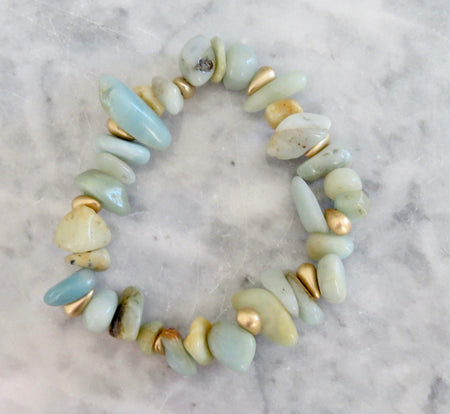 chip beaded bracelet