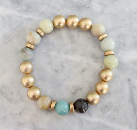beaded stretch bracelet