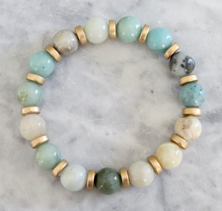 beaded stretch bracelet