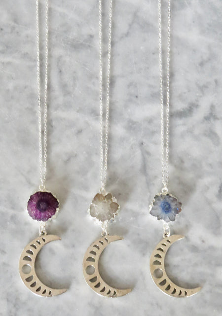 moon phase necklace