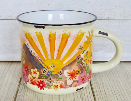 take me to the mountains mug
