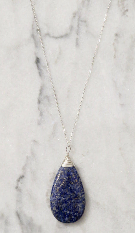 lapis stone necklace