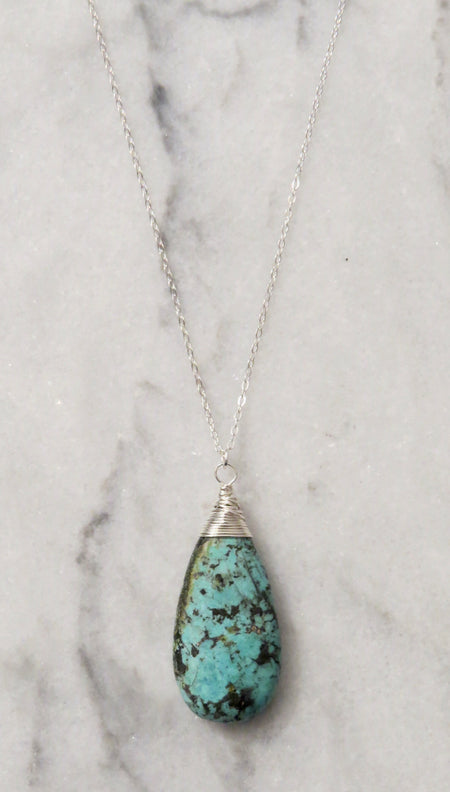 turquoise stone necklace