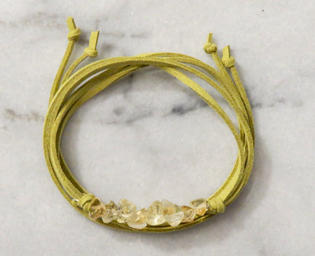 citrine stone wrap