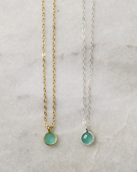 chalcedony necklace