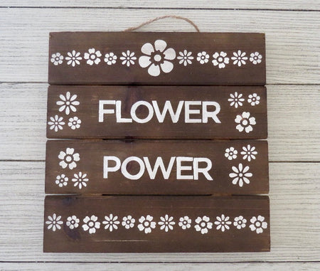 Flower power sign