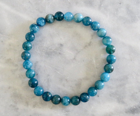 Apatite stone bracelet