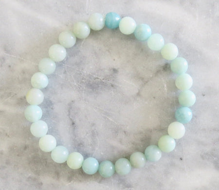 Amazonite stone bracelet