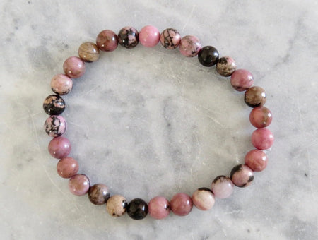 Rhodonite stone bracelet