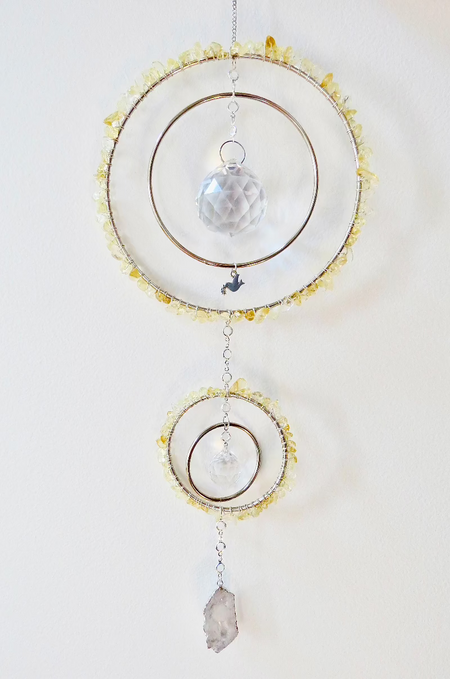 Citrine sun catcher