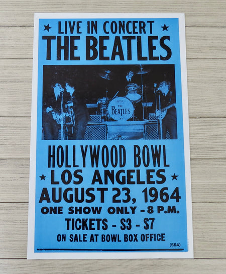 the beatles concert poster
