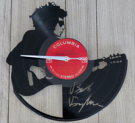 Bob Dylan record clock