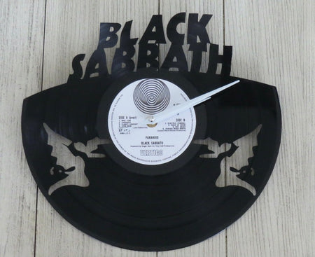 Black Sabbath record clock