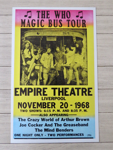 the who concert poster