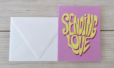 sending love card