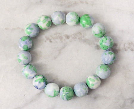 tie dye beaded bracelet