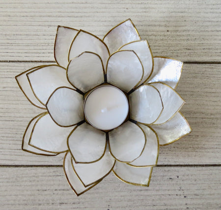 lotus tea light holder