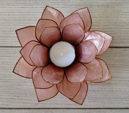 lotus tea light holder