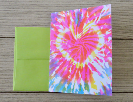 tie dye card