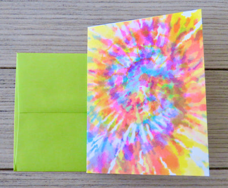 tie dye card