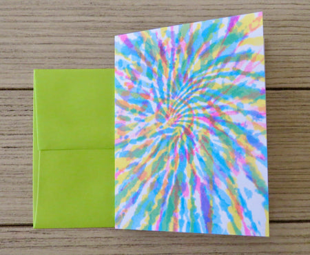 tie dye card