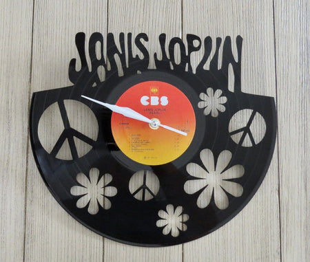 Janis Joplin record clock