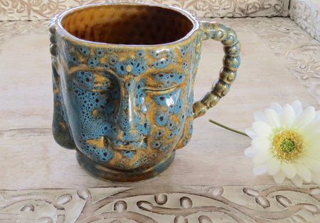 buddha porcelain mug