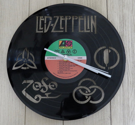 led zeppelin record clock