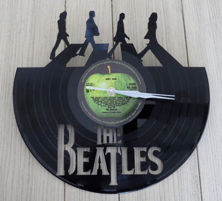 The Beatles record clock