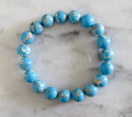 cracked beaded bracelet