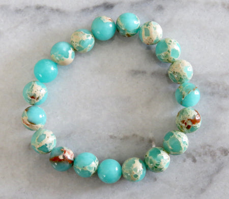 cracked beaded bracelet