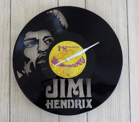 Jimi Hendrix record clock