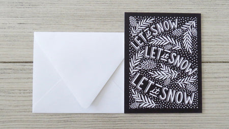 let it snow card