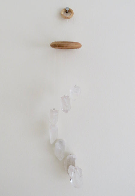 crystal quartz wind chime