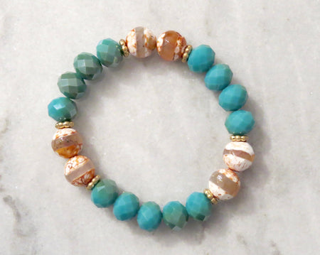 turquoise beaded bracelet