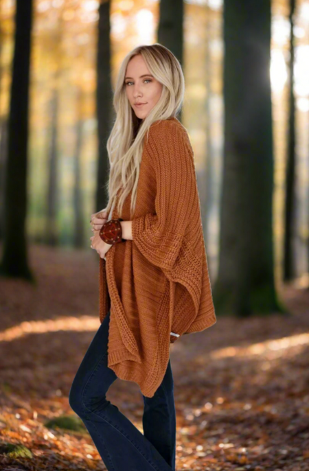 Camel knit sweater