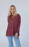 Mauve long sleeve top