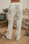Floral patchwork lounge pants