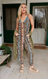 Boho printed jumpsuit