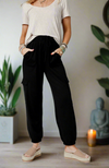 Black boho pants