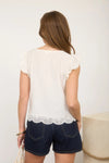 Sheer boho top