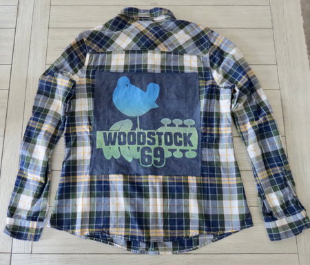UP-CYCLED Woodstock flannel
