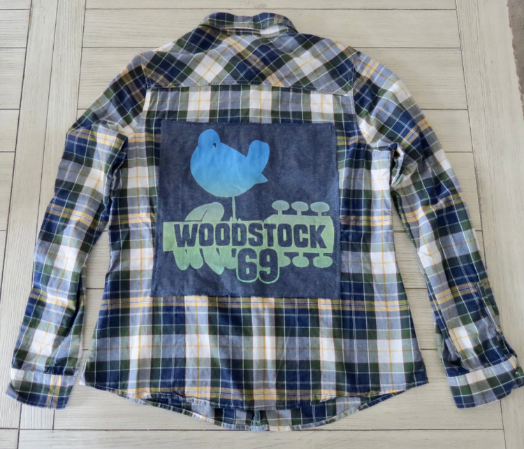UP-CYCLED Woodstock flannel