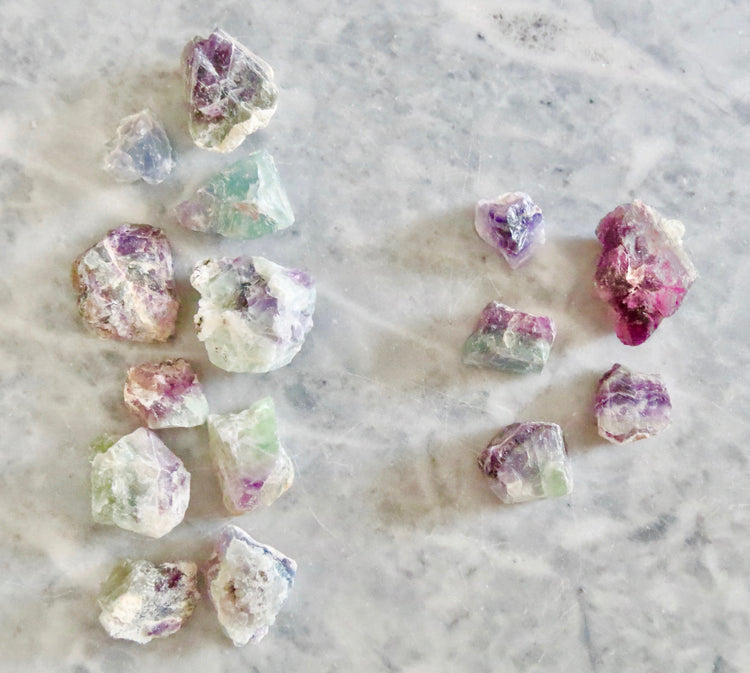 rainbow fluorite stone