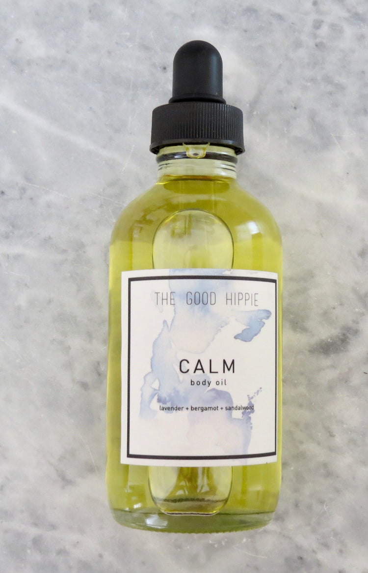 calm body oil