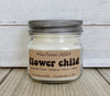 Flower child candle