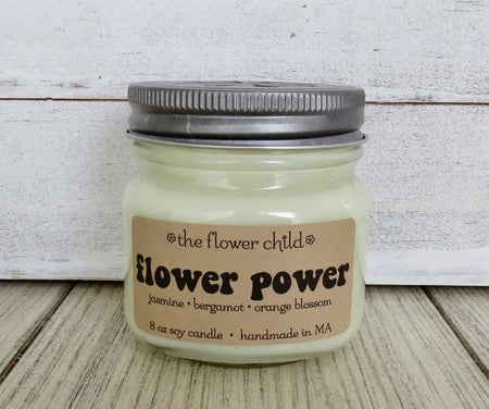 flower power candle